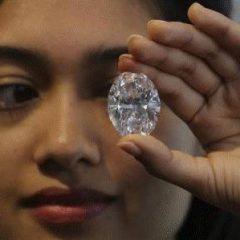 Imagem da notícia: Hong Kong leiloa pedra preciosa avaliada em 27 milhões de euros