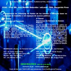 Imagem da notícia: Uso de laser implica preven&ccedil;&atilde;o