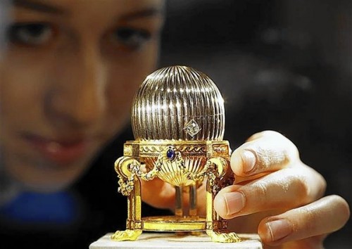 Imagem da notícia: Ovo Fabergé exposto em Londres