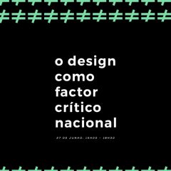 Imagem da notícia: “O design como factor crítico nacional”