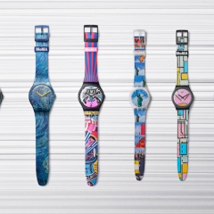 Imagem da notícia: Swatch e MoMA fazem coleção especial de relógios