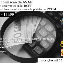 Imagem da notícia: Formação “Combate ao BCFT” decorre a 21 de junho