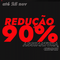 Imagem da notícia: BlackFriday: 90% de redução nas assinaturas anuais