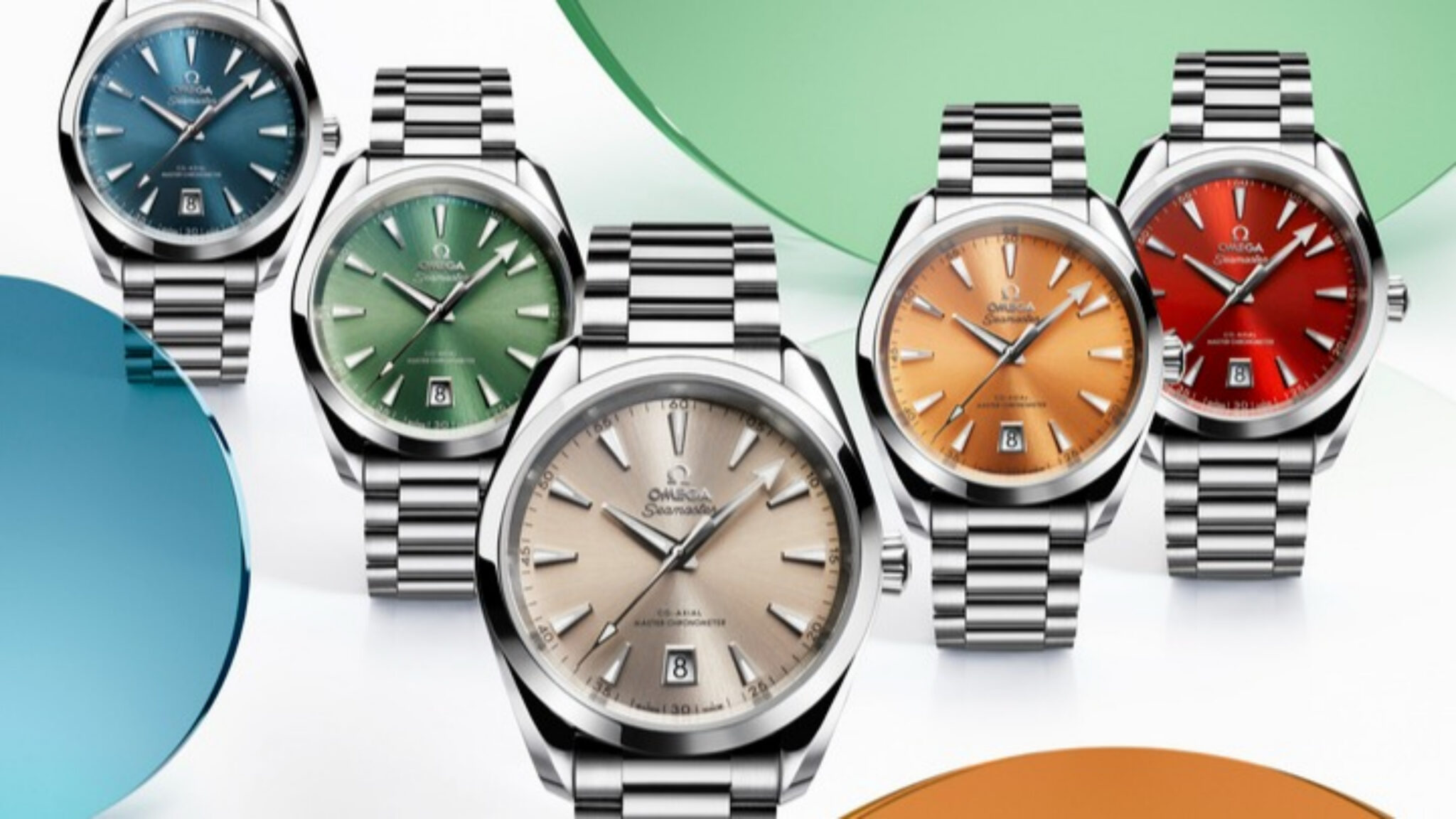 Imagem da notícia: Aqua Terra Shades eleva a relojoaria OMEGA a um vibrante rumo