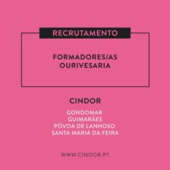 Imagem da notícia: Cindor is looking for goldsmith trainers