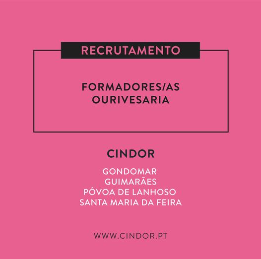 Imagem da notícia: Cindor is looking for goldsmith trainers