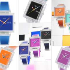 Imagem da notícia: Swatch dá nova vida ao relógio quadrado