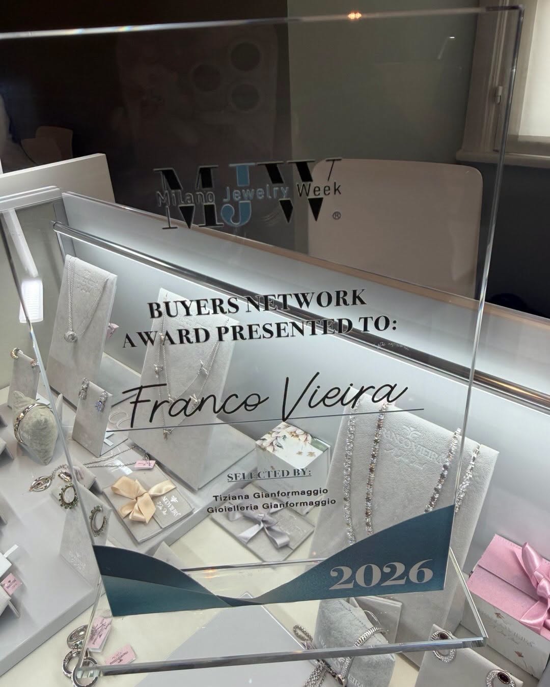 Imagem da notícia: Franco Vieira® conquista prémio internacional de melhor design na Milano Jewelry Week